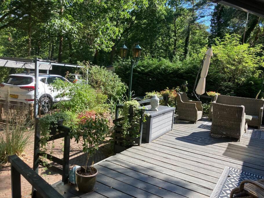 Sfeervol Chalet In Het Bos Nunspeet Ngoại thất bức ảnh