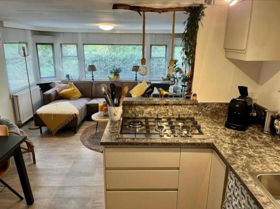 Sfeervol Chalet In Het Bos Nunspeet Ngoại thất bức ảnh