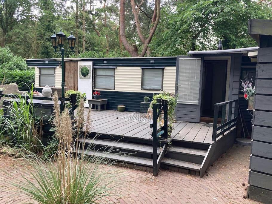 Sfeervol Chalet In Het Bos Nunspeet Ngoại thất bức ảnh